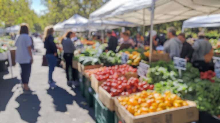 Purchase a variety of fresh produce from the Sequim Farmers Market.